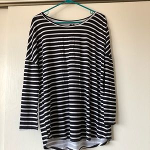 Mud Pie black and white striped long sleeve NWT